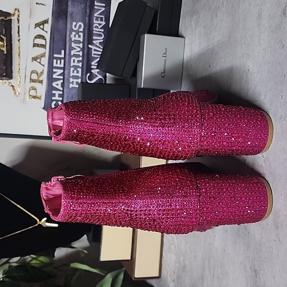 Forever brand rhinestone booties - Picture 4 of 7